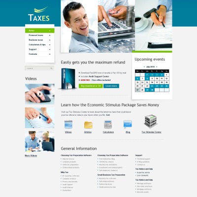 accounting psd templates