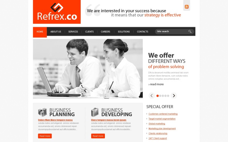 Consulting PSD Template