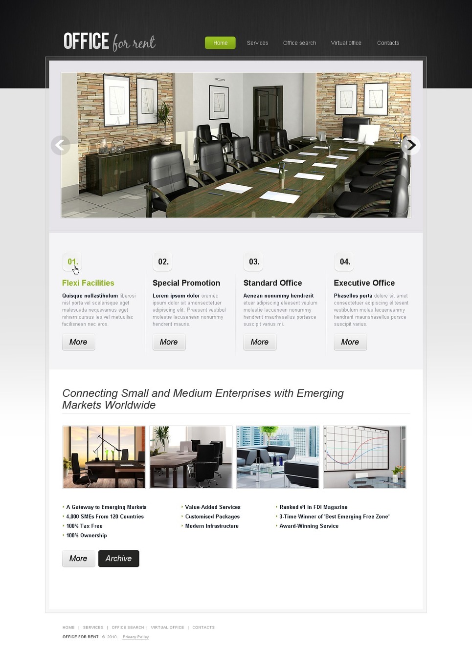 Office PSD Template New Screenshots BIG