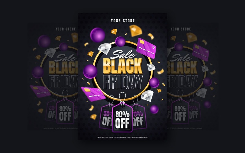 Black Friday Offer Social Media Template