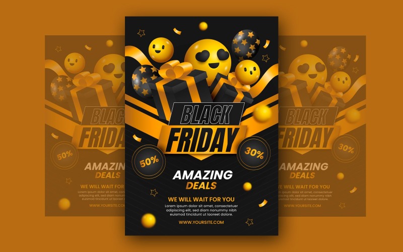 Black Friday Poster Social Media Template