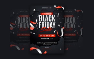 Black Friday Sale Social Media Template Design