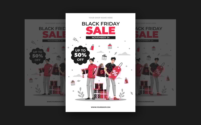 Black Friday Sale Social Media Template