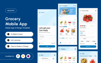 Daily Needs Shopping App UI Kit