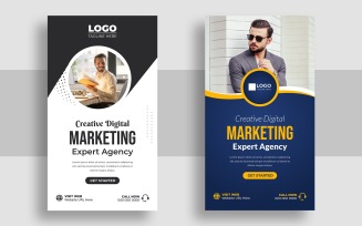 Digital Marketing Agency Instagram Story Template Ver-6