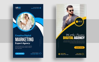 Digital Marketing Agency Instagram Story Template Ver-7