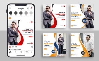 Digital Marketing Social Media Post Template Ver-5