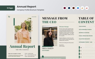 Eco Fashion Annual Report Brochure