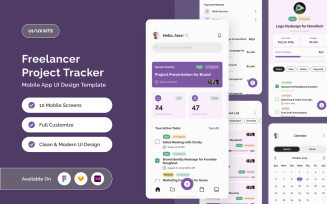 Project Management Mobile UI Kit