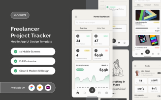 Task & Deadline Tracker Mobile UI