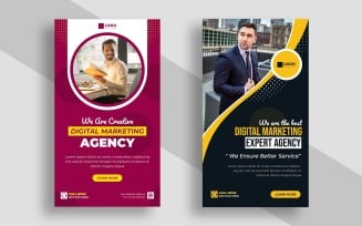 Digital Marketing Agency Instagram Story Template Ver-14
