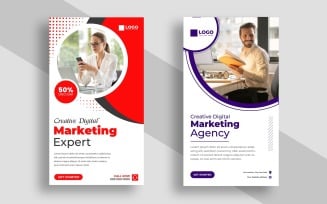 Digital Marketing Agency Instagram Story Template Ver-15