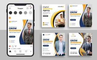 Digital Marketing Social Media Post Template Ver-13