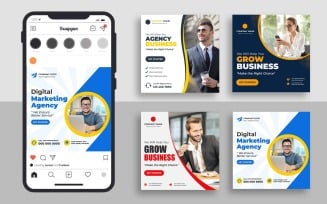 Digital Marketing Social Media Post Template Ver-14