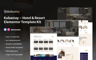 Kubastay – Hotel & Resort Booking Elementor Template Kit