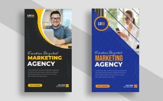 Digital Marketing Agency Instagram Story Template Ver-21