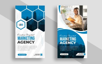 Digital Marketing Agency Instagram Story Template Ver-22