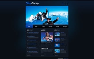 Skydiving PSD Template