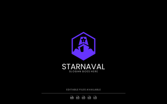 Abstract Modern Hexagon Logo Design