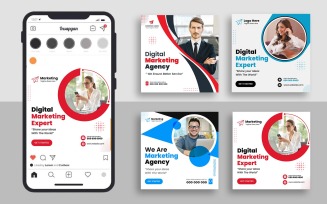 Digital Marketing Social Media Post Template Ver-15