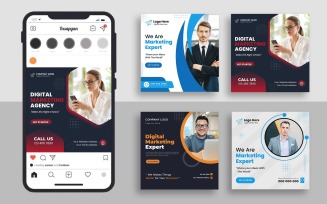 Digital Marketing Social Media Post Template Ver-16