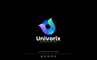 Gradient Modern Abstract Logo Design 8541