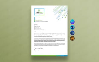 Modern Business Letterhead Template | Printable Company Letterhead Design