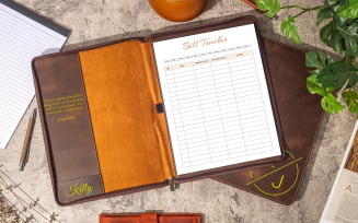 Printable Bill Tracker | Monthly Expense & Payment Log