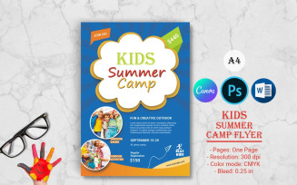 Printable Kids Summer Camp Flyers Template