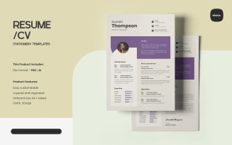 Resume/CV Template – Vol. 220