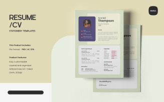 Resume/CV Template – Vol. 223