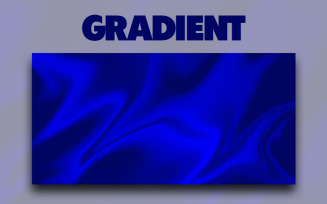 Blue Liquid Gradient Glossy Abstract Background
