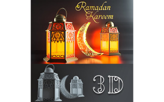 Ramadan Kareem PACK 3d model