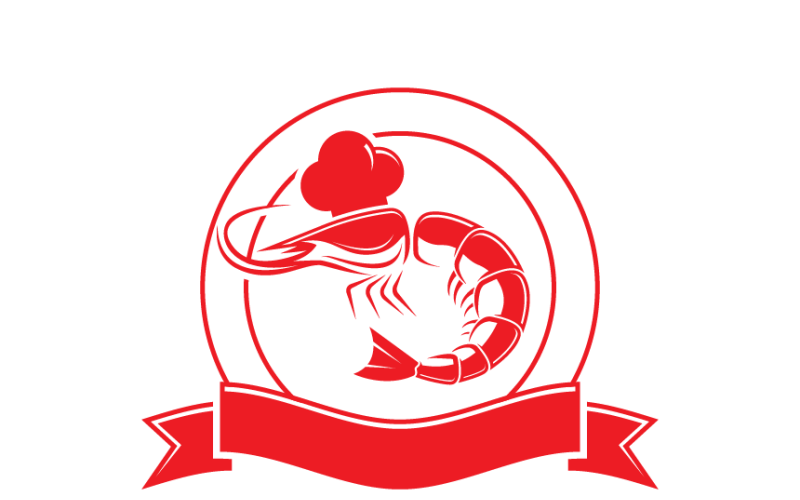 Shrimp Logo For Restaurant– Free Download Logo Template