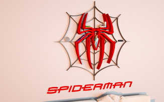 Spiderman BookShelf 3d model