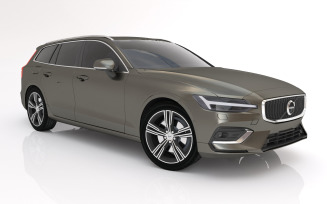 Volvo V60 2019 v1 3d model