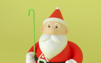 Cartoon Santa Claus 3d model