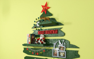 Christmas Tree Bookshelves 3d model