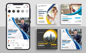 Digital Marketing Social Media Post Template Ver-20