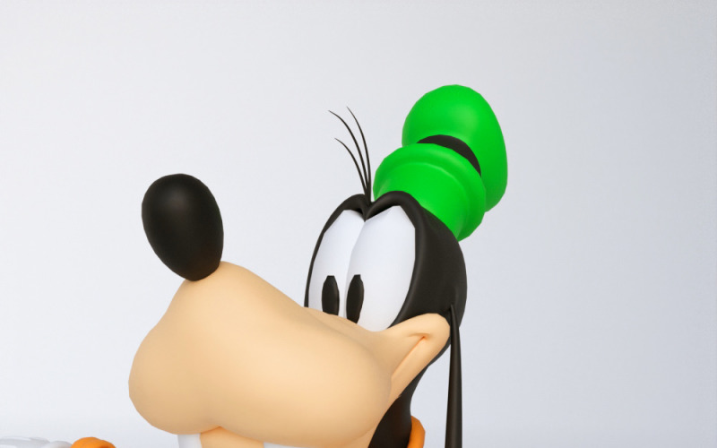 Disney Goffy Cartoon Character3D Model