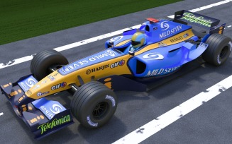 Formula 1 Renault24 3d model