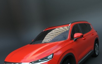 Hyundai Santa Fe 2020 3d model