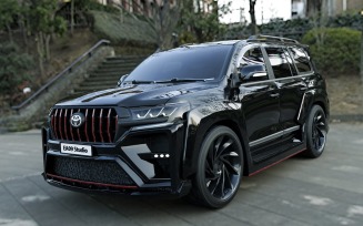 2021 Toyota Land Cruiser Tuning VXR V8 3d model