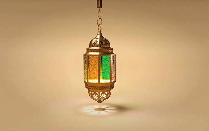 Lantern lamp Islamic 3D model Model