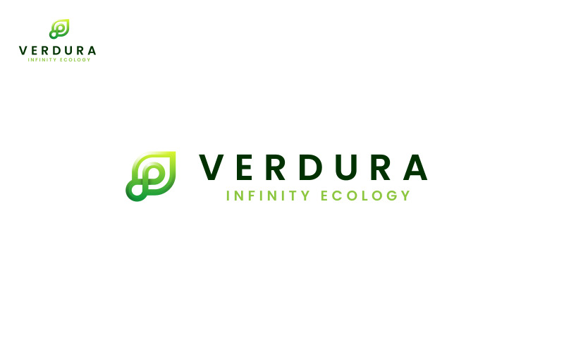 Creative Infinity Leaf Logo Logo Template