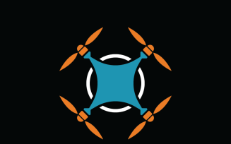 Drone Logo Template Design