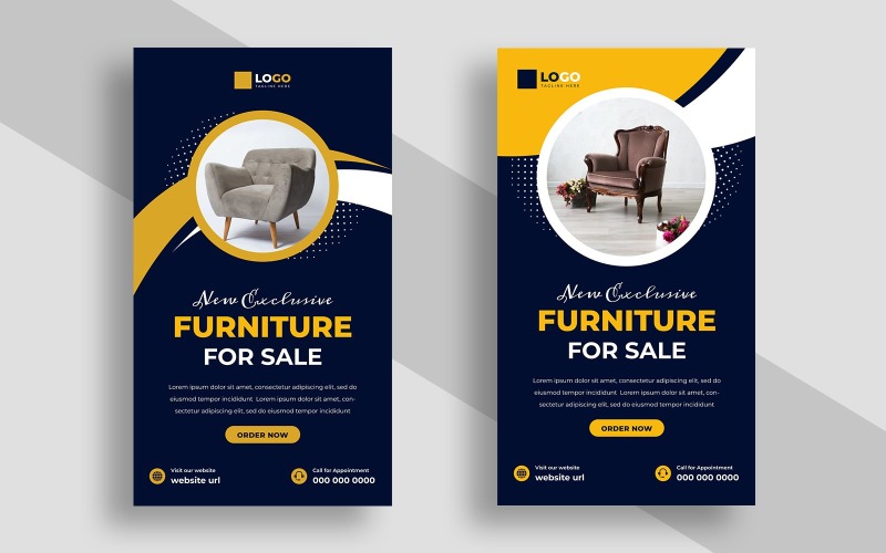 Furniture Sale Instagram Story Template Ver-1 Social Media
