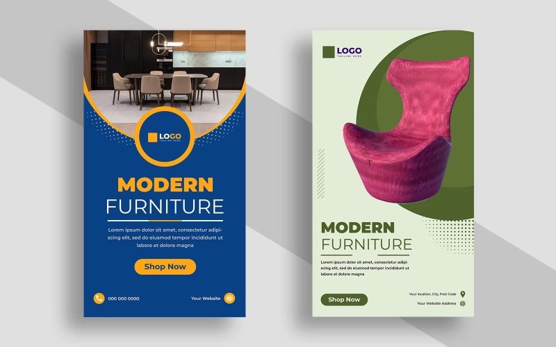 Furniture Sale Instagram Story Template Ver-2 Social Media