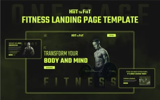 Hiittofiit - OnePage Fitness Next.js Template