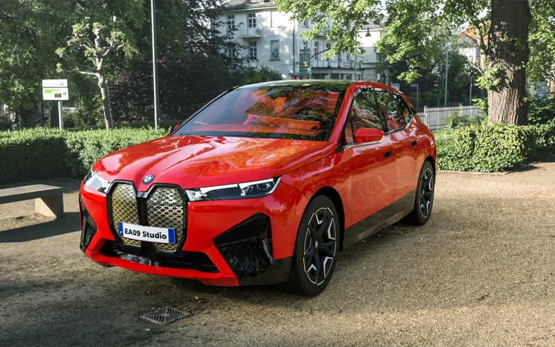 2022 BMW IX Electric 3d model Model